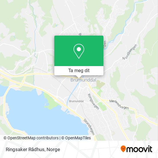 Ringsaker Rådhus kart