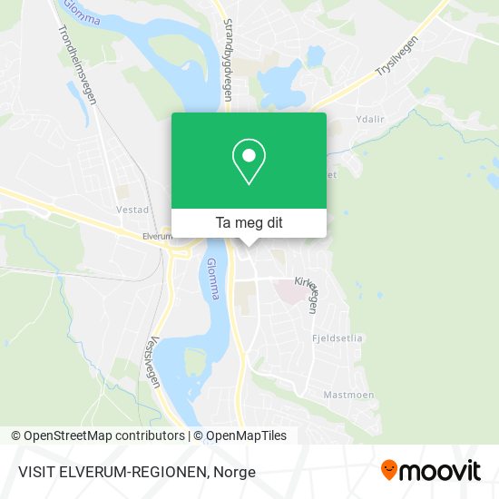 VISIT ELVERUM-REGIONEN kart