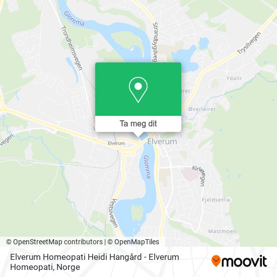 Elverum Homeopati Heidi Hangård - Elverum Homeopati kart