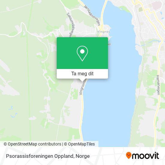 Psorassisforeningen Oppland kart