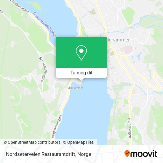 Nordseterveien Restaurantdrift kart
