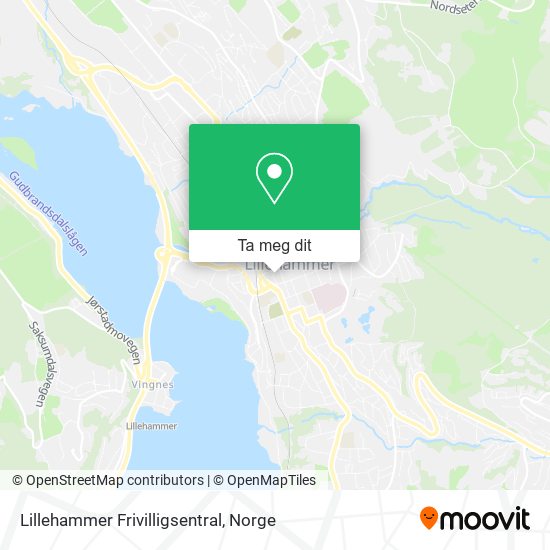 Lillehammer Frivilligsentral kart