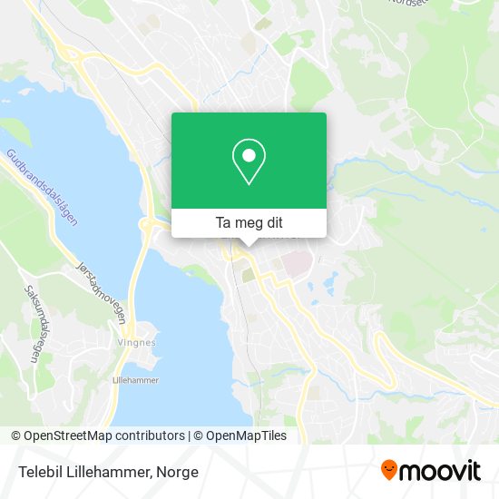 Telebil Lillehammer kart