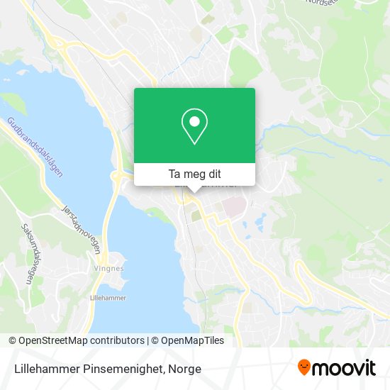 Lillehammer Pinsemenighet kart