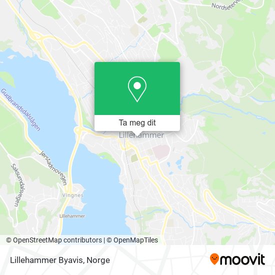 Lillehammer Byavis kart