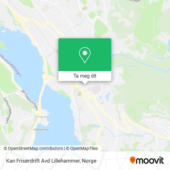 Kan Frisørdrift Avd Lillehammer kart