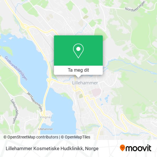 Lillehammer Kosmetiske Hudklinikk kart