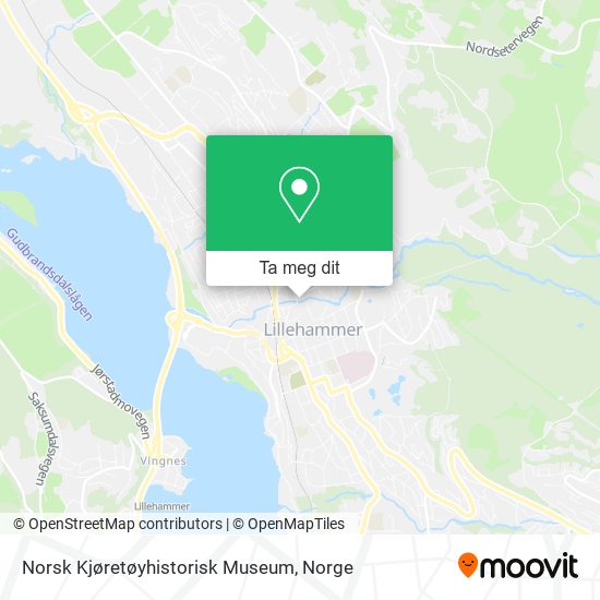 Norsk Kjøretøyhistorisk Museum kart