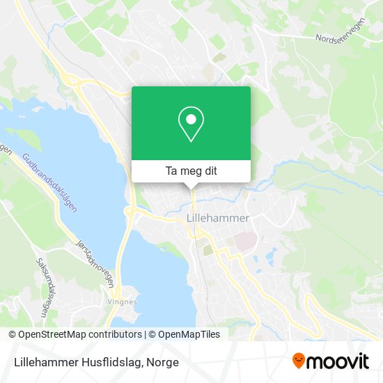 Lillehammer Husflidslag kart