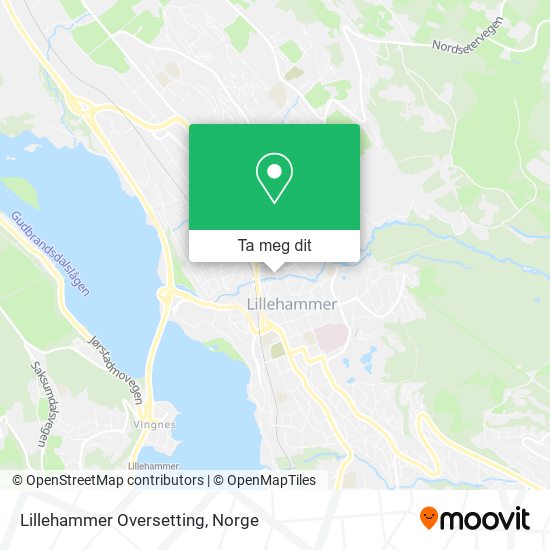 Lillehammer Oversetting kart