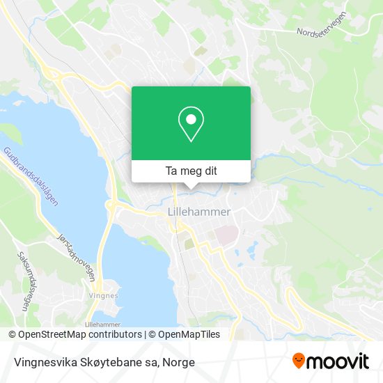Vingnesvika Skøytebane sa kart