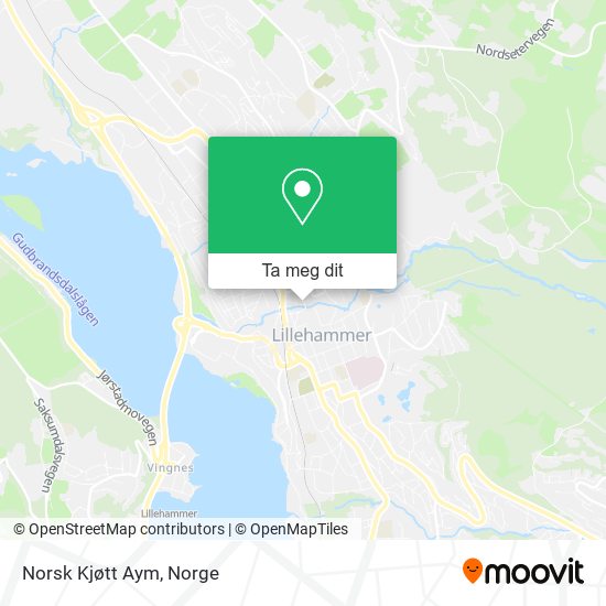 Norsk Kjøtt Aym kart
