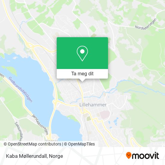 Kaba Møllerundall kart
