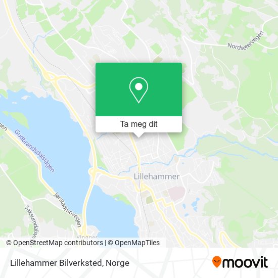 Lillehammer Bilverksted kart