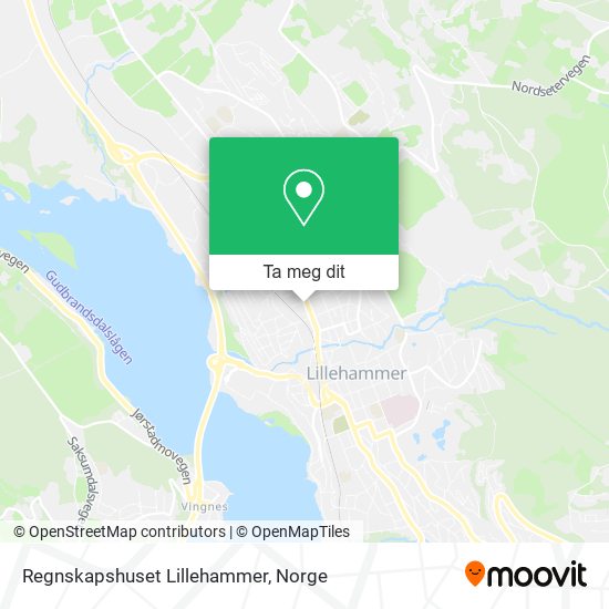 Regnskapshuset Lillehammer kart