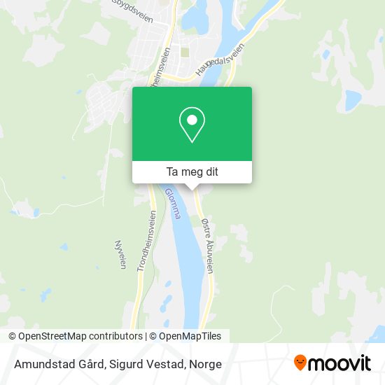 Amundstad Gård, Sigurd Vestad kart
