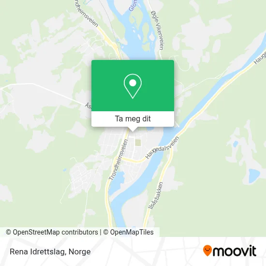 Rena Idrettslag kart