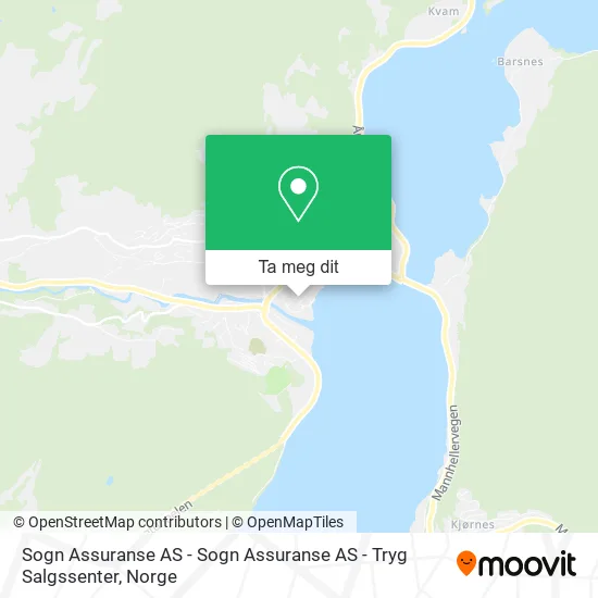 Sogn Assuranse AS - Sogn Assuranse AS - Tryg Salgssenter kart