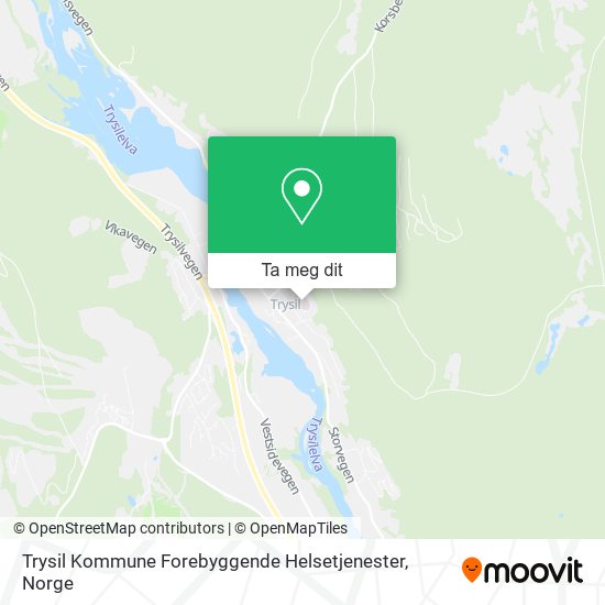 Trysil Kommune Forebyggende Helsetjenester kart