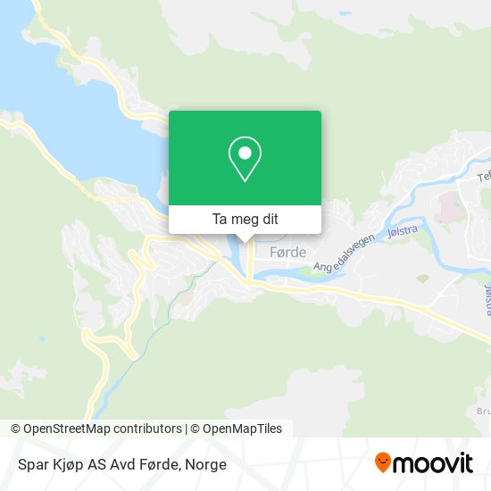 Spar Kjøp AS Avd Førde kart