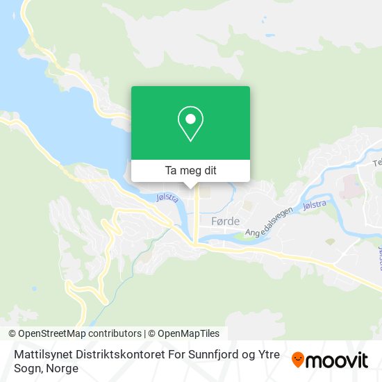 Mattilsynet Distriktskontoret For Sunnfjord og Ytre Sogn kart