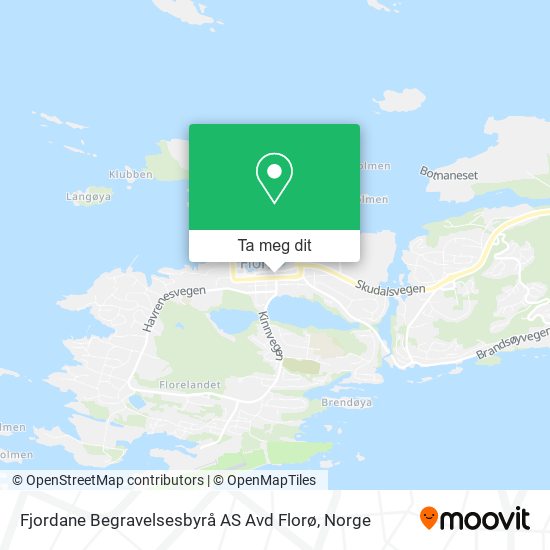 Fjordane Begravelsesbyrå AS Avd Florø kart