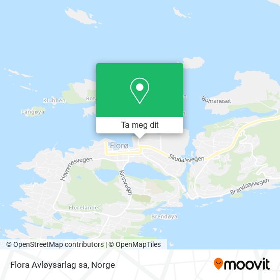 Flora Avløysarlag sa kart