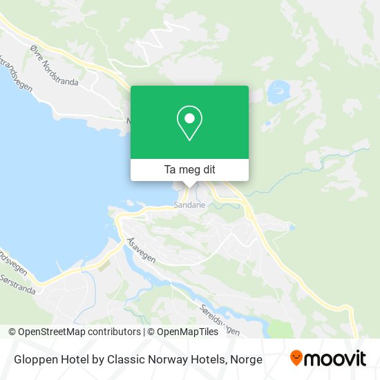 Gloppen Hotel by Classic Norway Hotels kart