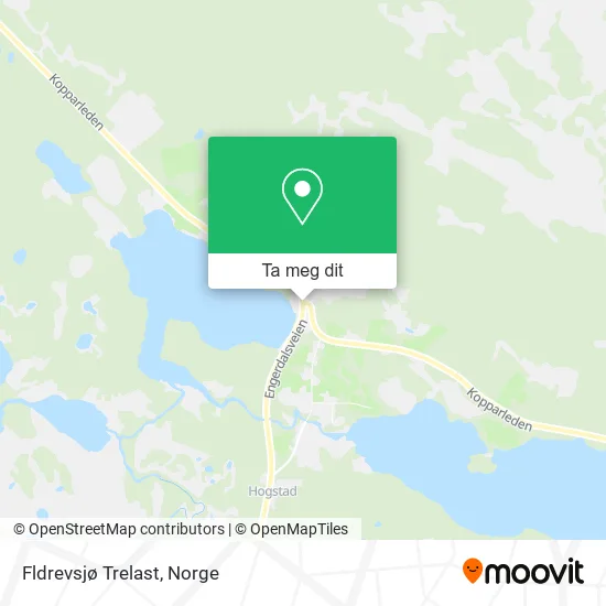 Fldrevsjø Trelast kart
