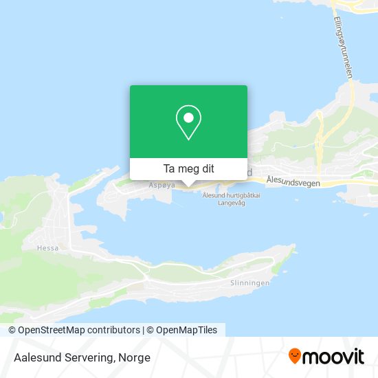Aalesund Servering kart