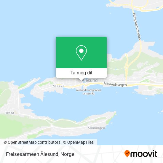 Frelsesarmeen Ålesund kart