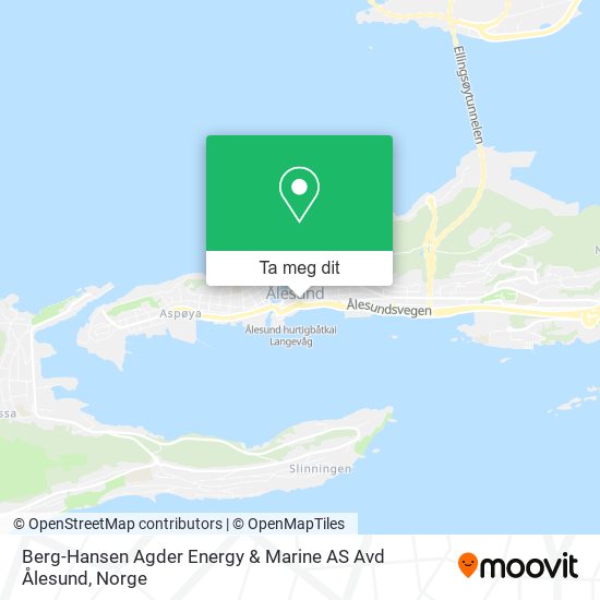 Berg-Hansen Agder Energy & Marine AS Avd Ålesund kart