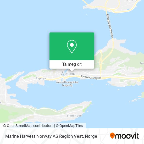 Marine Harvest Norway AS Region Vest kart