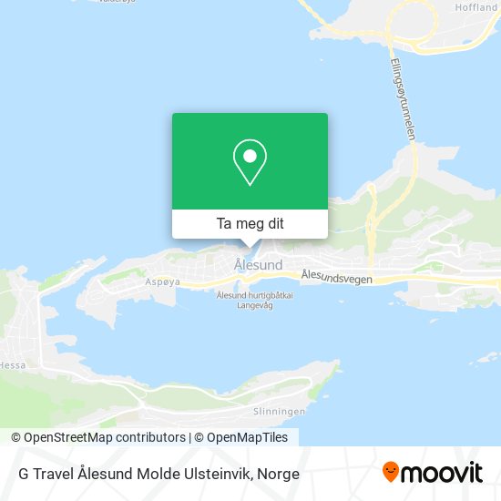 G Travel Ålesund Molde Ulsteinvik kart