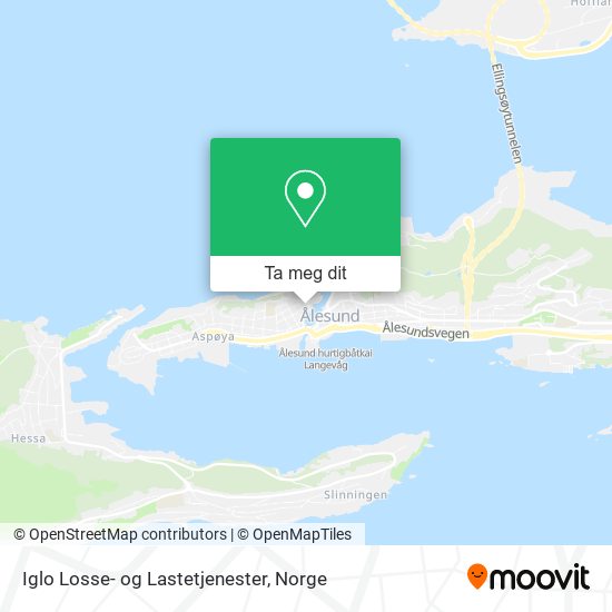 Iglo Losse- og Lastetjenester kart