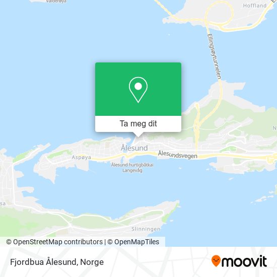 Fjordbua Ålesund kart