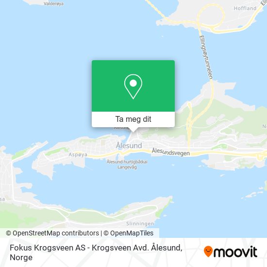 Fokus Krogsveen AS - Krogsveen Avd. Ålesund kart
