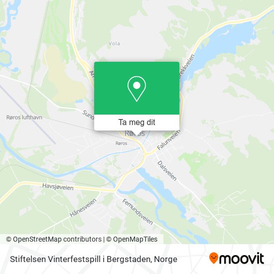 Stiftelsen Vinterfestspill i Bergstaden kart