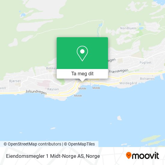 Eiendomsmegler 1 Midt-Norge AS kart