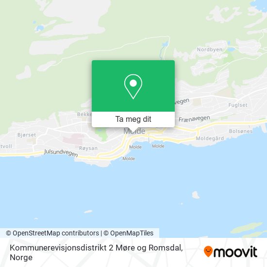 Kommunerevisjonsdistrikt 2 Møre og Romsdal kart