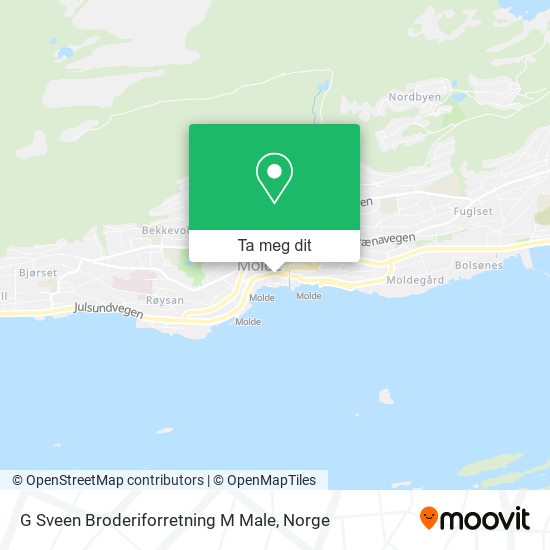 G Sveen Broderiforretning M Male kart