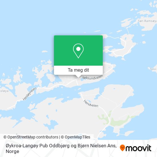 Øykroa-Langøy Pub Oddbjørg og Bjørn Nielsen Ans kart