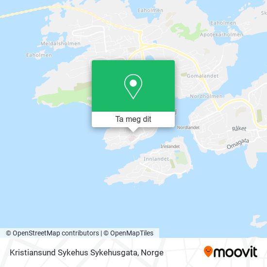 Kristiansund Sykehus Sykehusgata kart