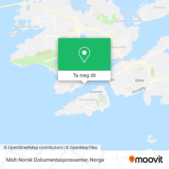 Midt-Norsk Dokumentasjonssenter kart