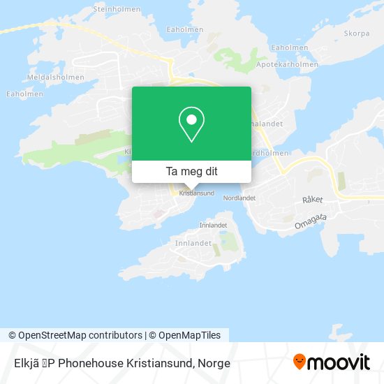 Elkjã ̧P Phonehouse Kristiansund kart