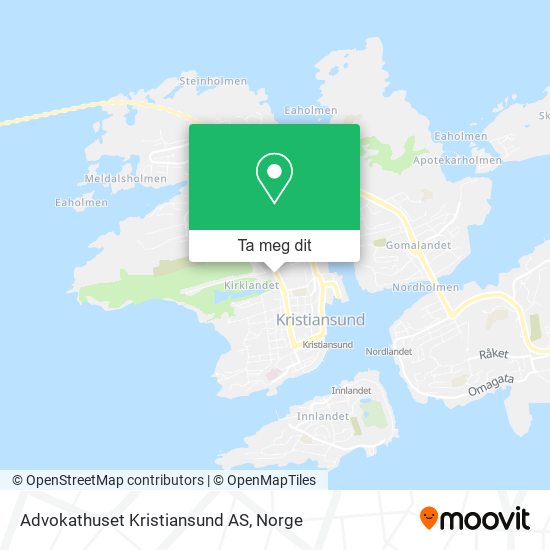 Advokathuset Kristiansund AS kart