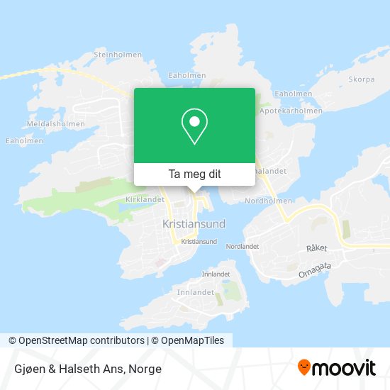 Gjøen & Halseth Ans kart