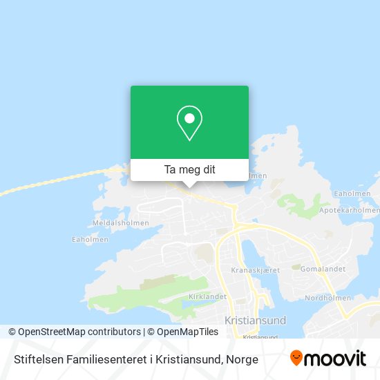Stiftelsen Familiesenteret i Kristiansund kart