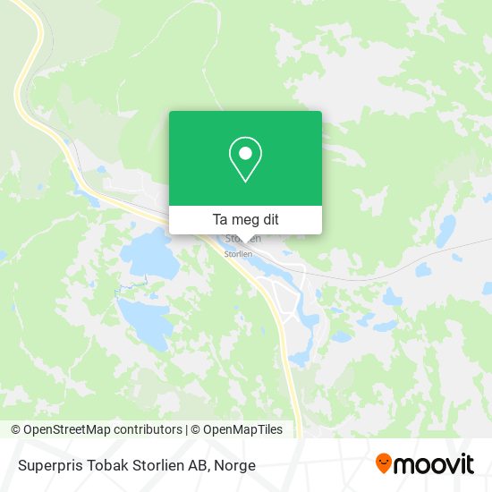 Superpris Tobak Storlien AB kart
