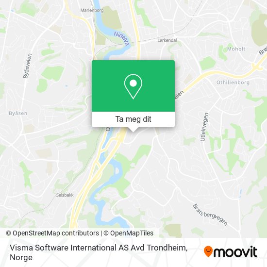 Visma Software International AS Avd Trondheim kart
